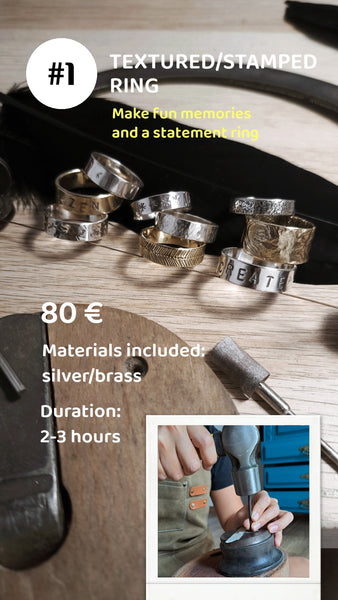 Book a private jewelry making class with MaterialMaya