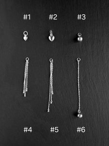 Silver charms and tassels for Modular Set