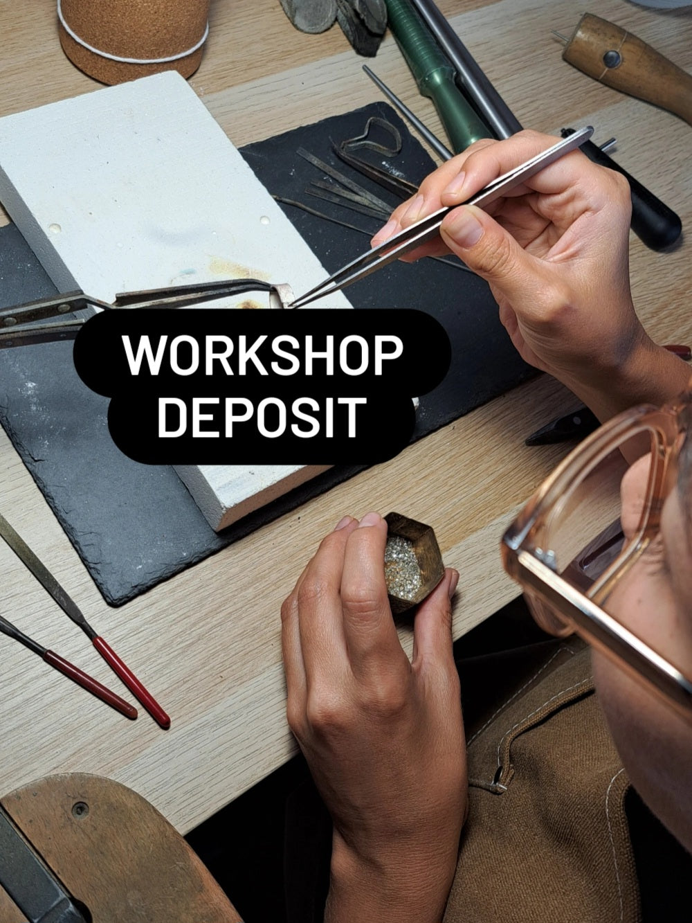 Book a private jewelry making class with MaterialMaya