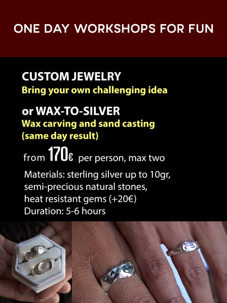 Private jewelry making classes and courses gift certificates