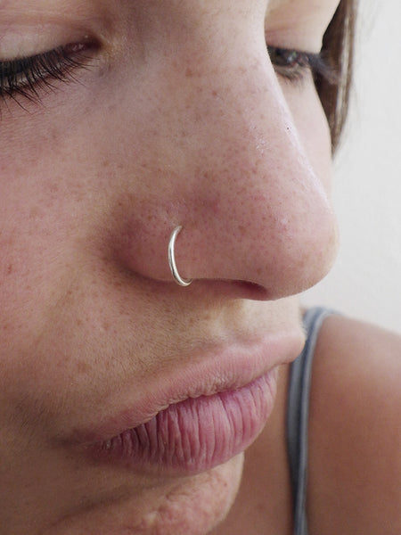 ~Baby~ Nostril - Nose Ring Fake Piercing