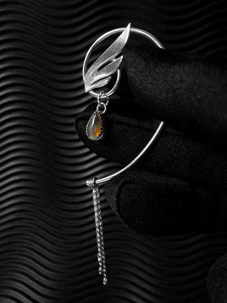 Hermes Ear Cuff with Labradorite - 1