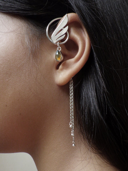 Hermes Ear Cuff with Labradorite - 2